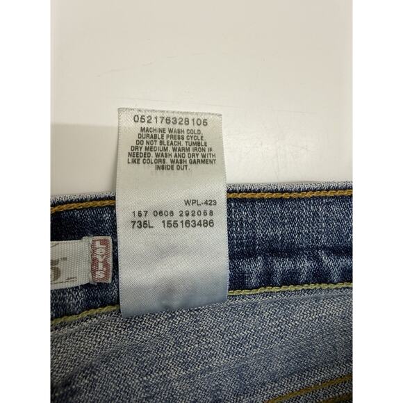 Levis Womens Jeans Size 8 Long Bootcut 515 Denim Jeans - Picture 6 of 12